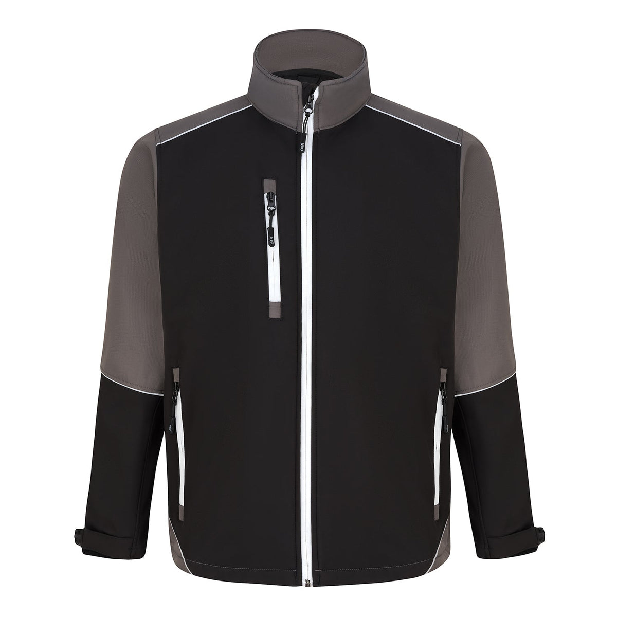 Fireback Softshell - 4283 - Black - Graphite - Customisable Softshells, Fleeces &amp; Jackets