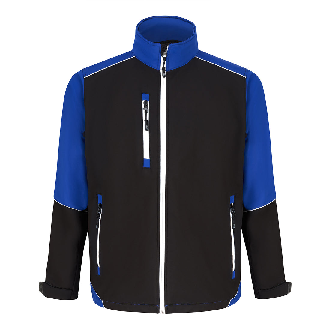 Orn Fireback Softshell - Black - Royal - 4283 - Black - Royal - Customisable Softshells, Fleeces &amp; Jackets