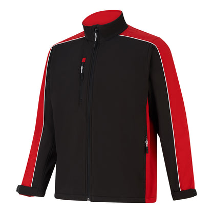 Orn Avocet Softshell - Black - Red - 4288 - - Customisable Softshells, Fleeces &amp; Jackets