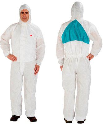 3m M Protective Disposable Coverall 4520 - White - Customisable Coveralls