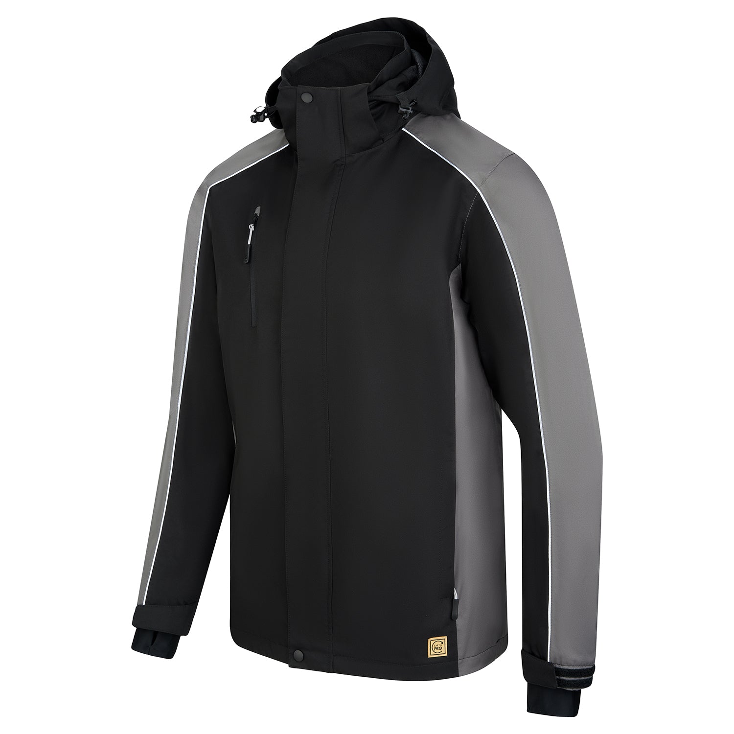 Orn Avocet EarthPro® GRS Jacket - Black - Graphite - 4688R - - Customisable Softshells, Fleeces &amp; Jackets
