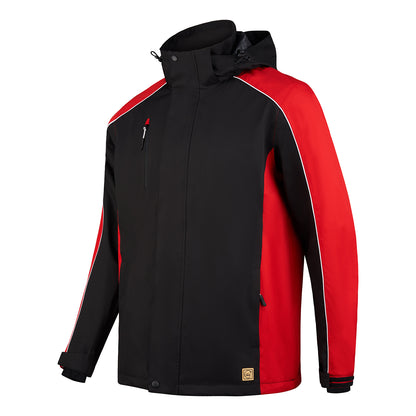 Orn Avocet EarthPro® GRS Jacket - Black - Red - 4688R - - Customisable Softshells, Fleeces &amp; Jackets