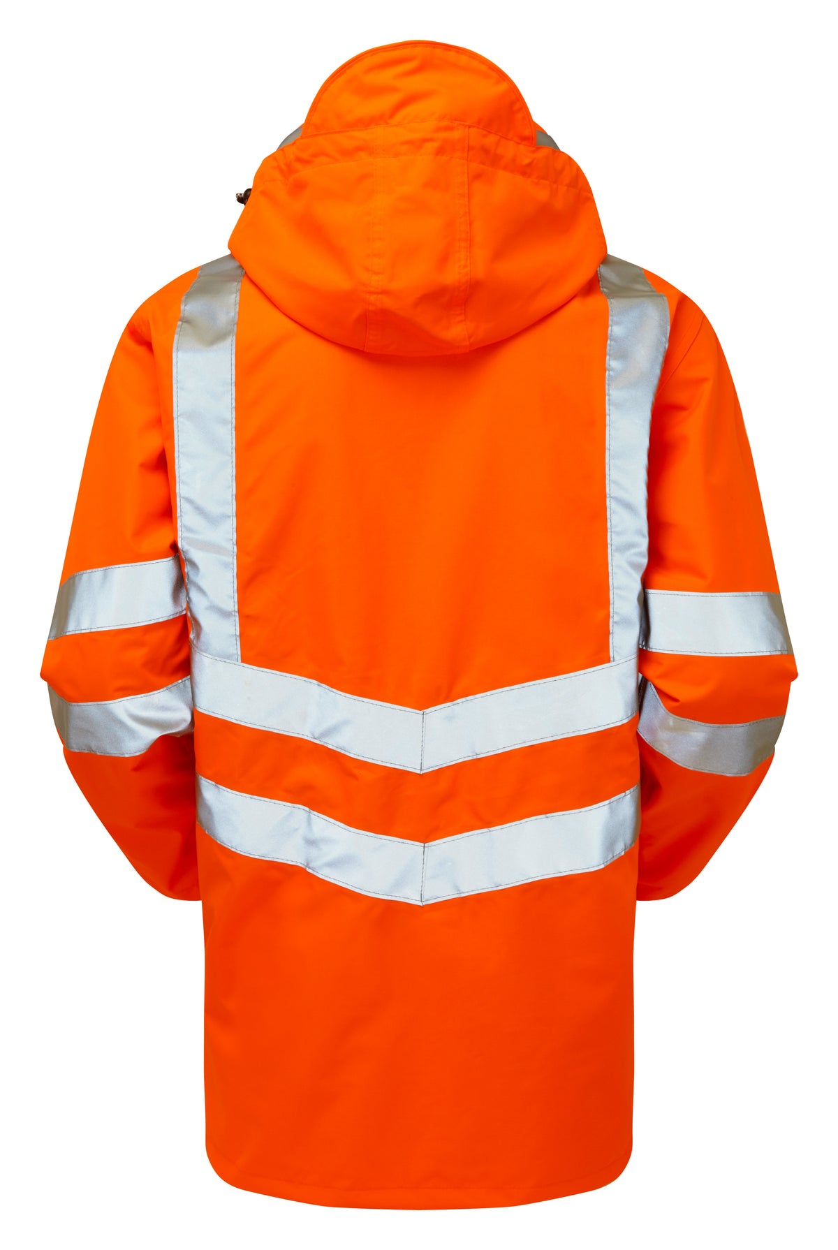 Padded Storm Coat Orange Recycled Content - PR502 - - Customisable Waterproof