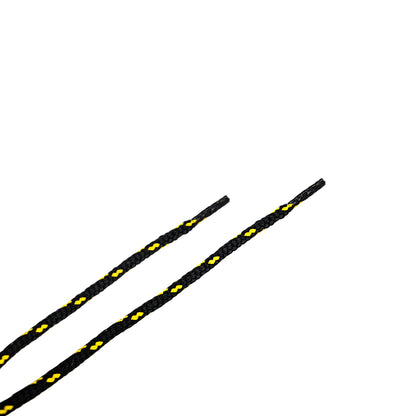 DeWalt DWF90006 Lace Bkyel Blister Pack Laces Black Yellow Black/Yellow - - Customisable Footwear Accessories