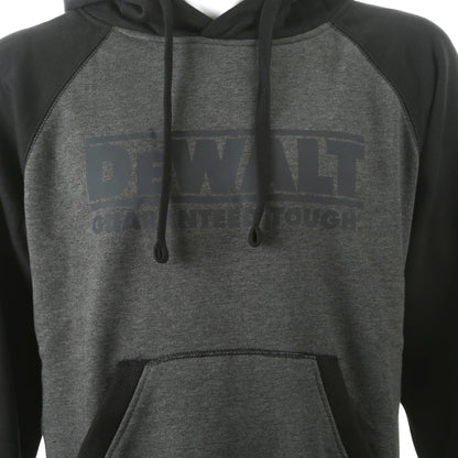 DeWalt - Stratford Grey Marl/Black Hooded Sweatshirt - - Customisable Workwear