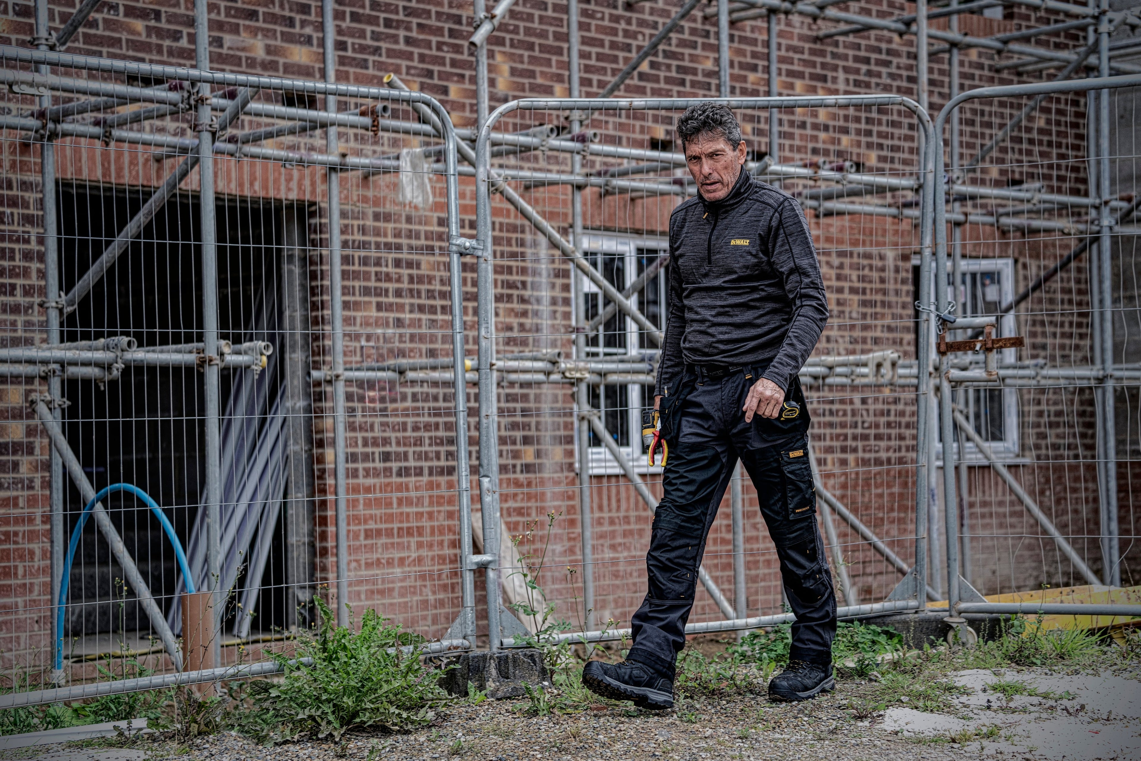 DeWalt Jonesborough Zip Through Mid Layer Grey - - Customisable General Safety Shoes