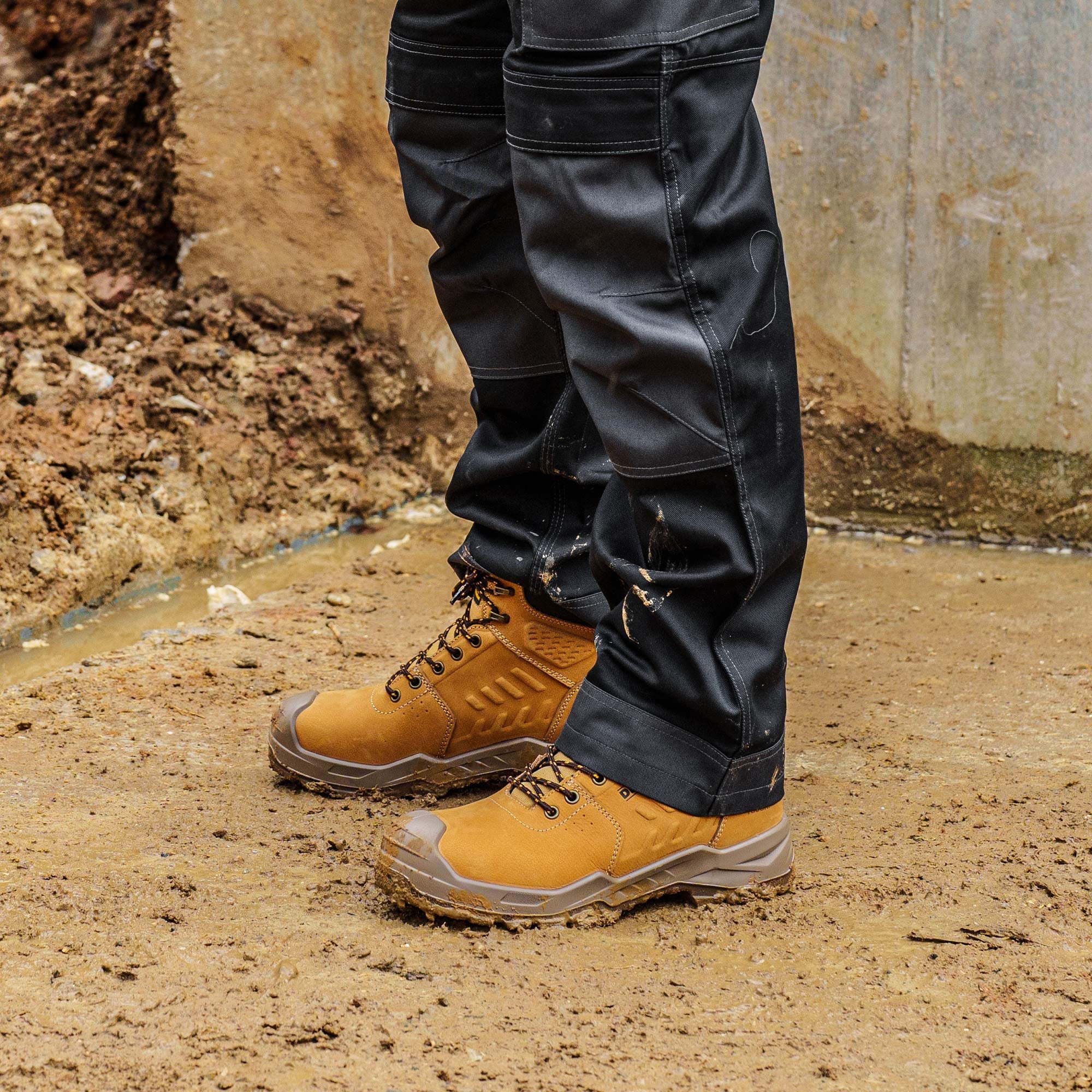 DeWalt Mentor Waterproof Safety Boot Wheat - - Customisable Boots