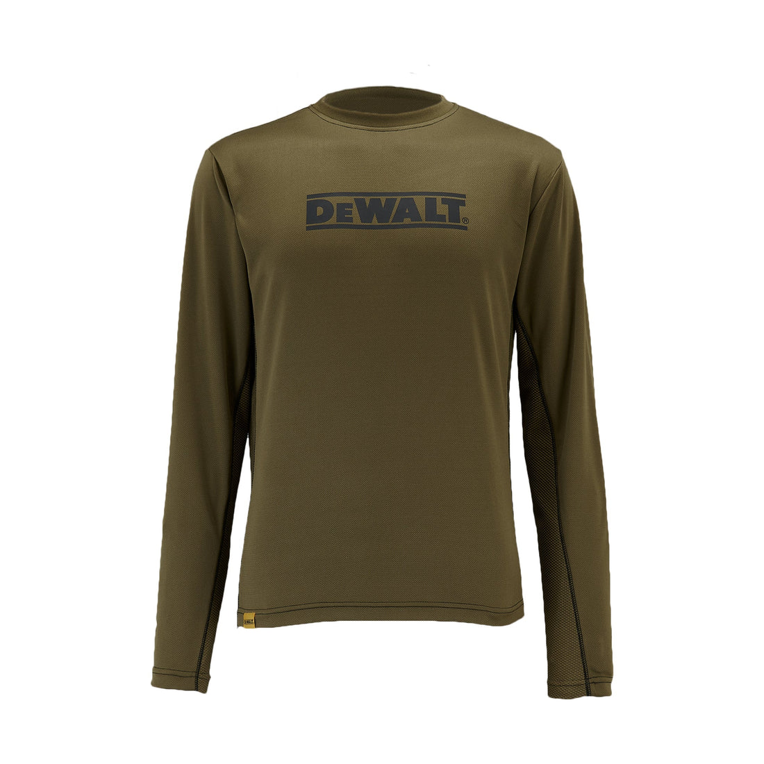 DeWalt Truro Long Sleeve Performance T-Shirt Olive - Olive - Customisable Workwear
