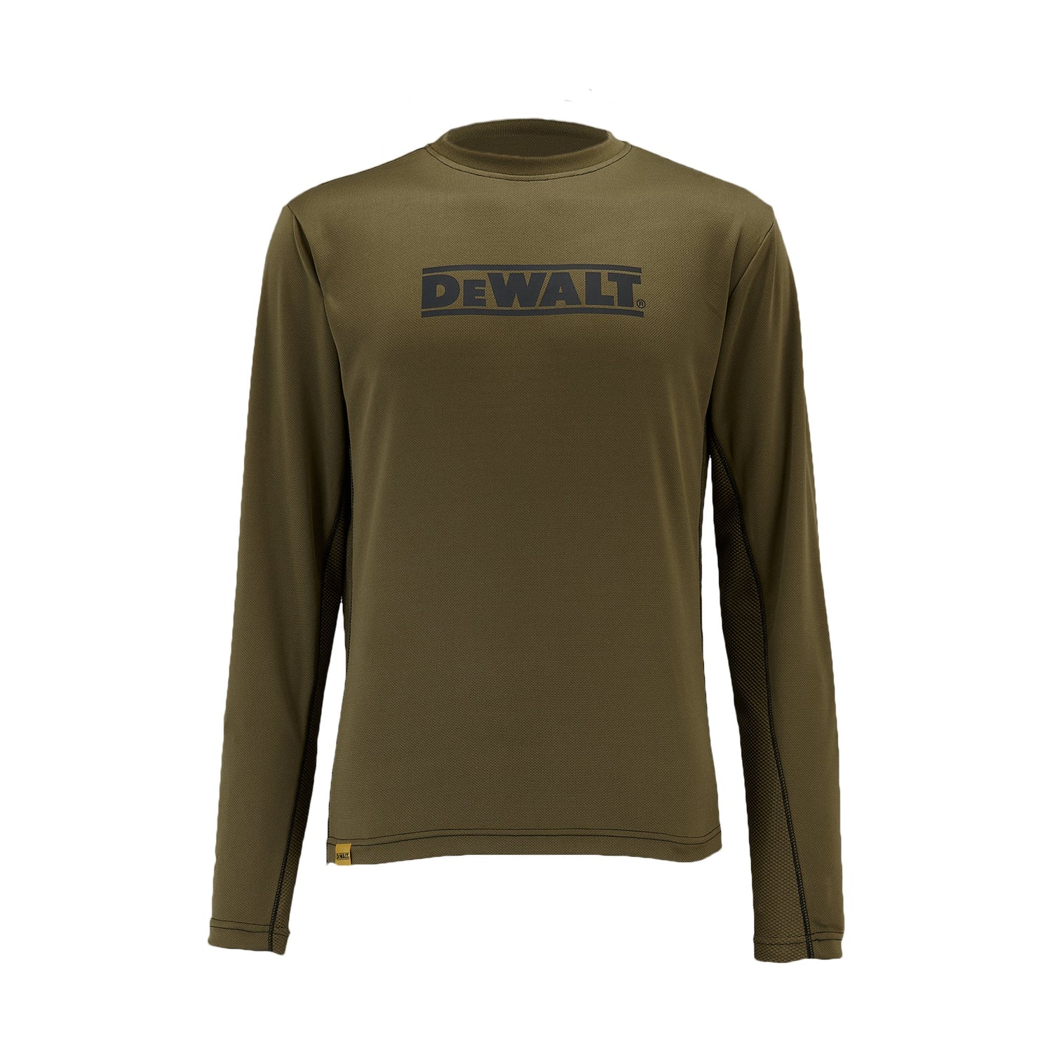 DeWalt Truro Long Sleeve Performance T-Shirt Olive - Olive - Customisable Workwear