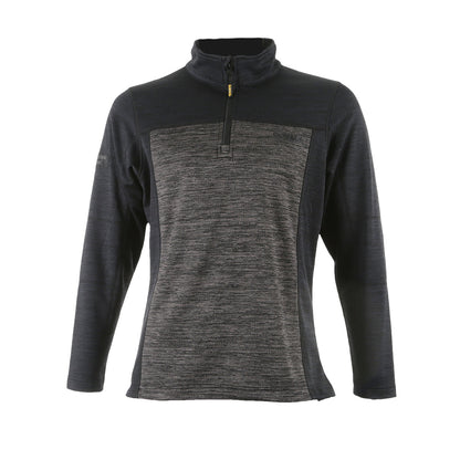 DeWalt Charlotte Ladies Quarter Zip Grey/Black - Grey Black - Customisable Workwear