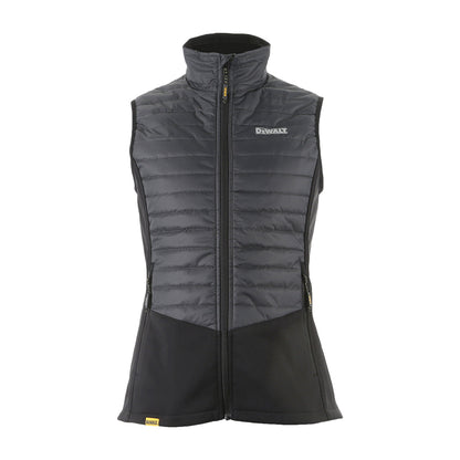 DeWalt Florence Ladies Gilet Grey/Black - Grey Black - Customisable Bodywarmers