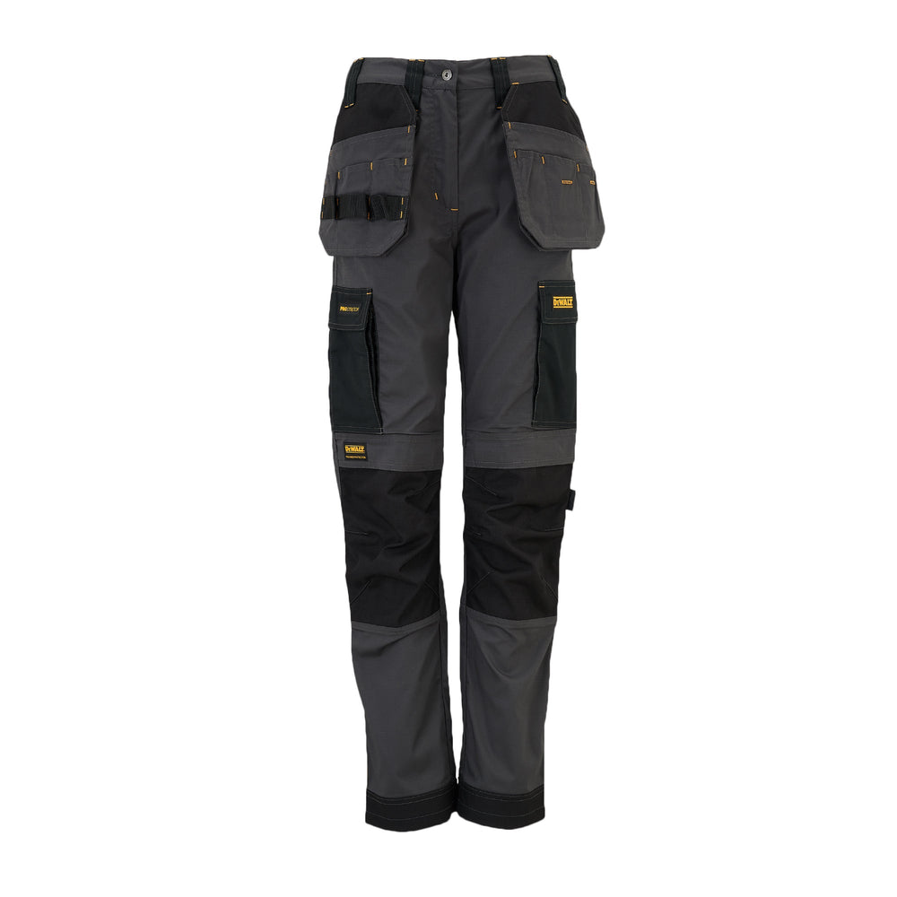Ladies Trouser Slim Fit Grey/Black - Roseville
