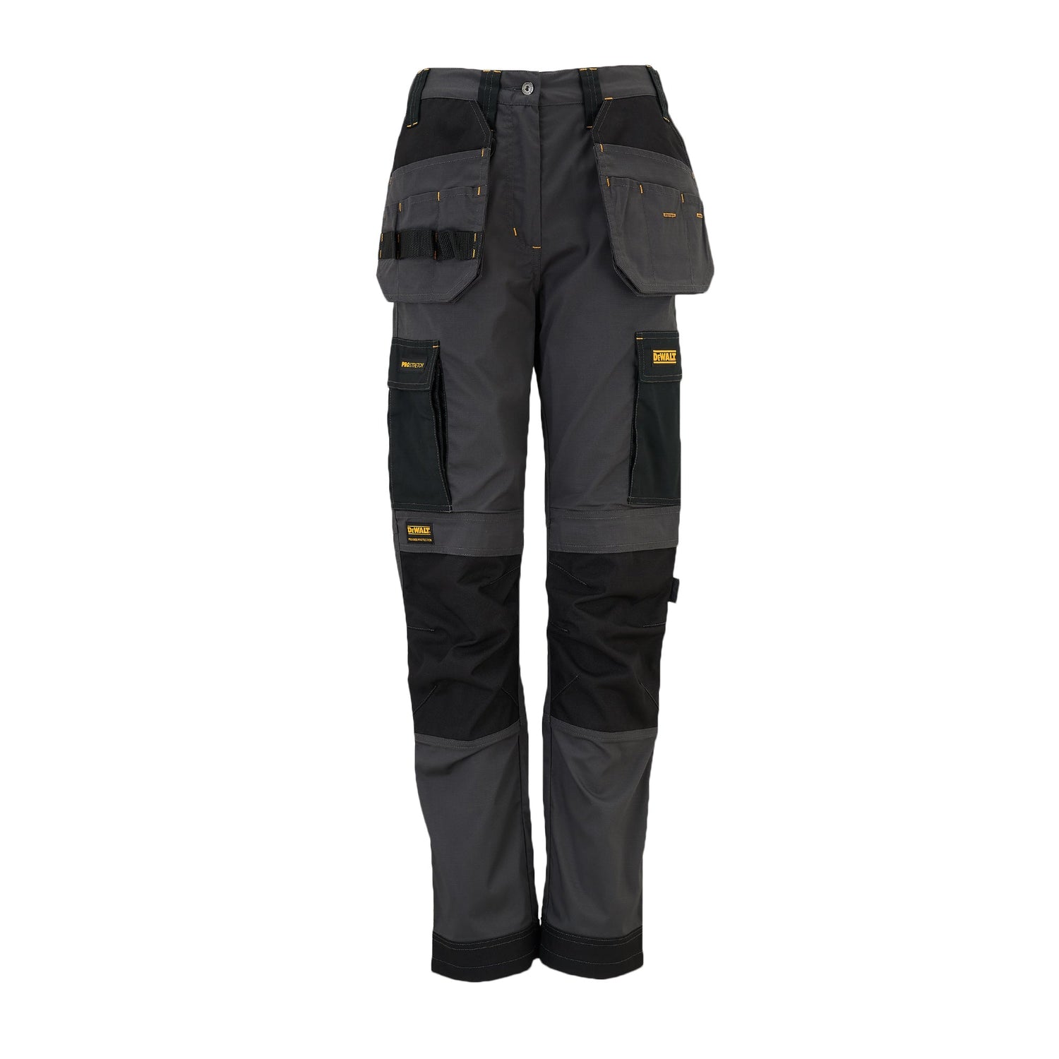 DeWalt Roseville Ladies Trouser Slim Fit Grey/Black - Grey Black - Customisable Workwear