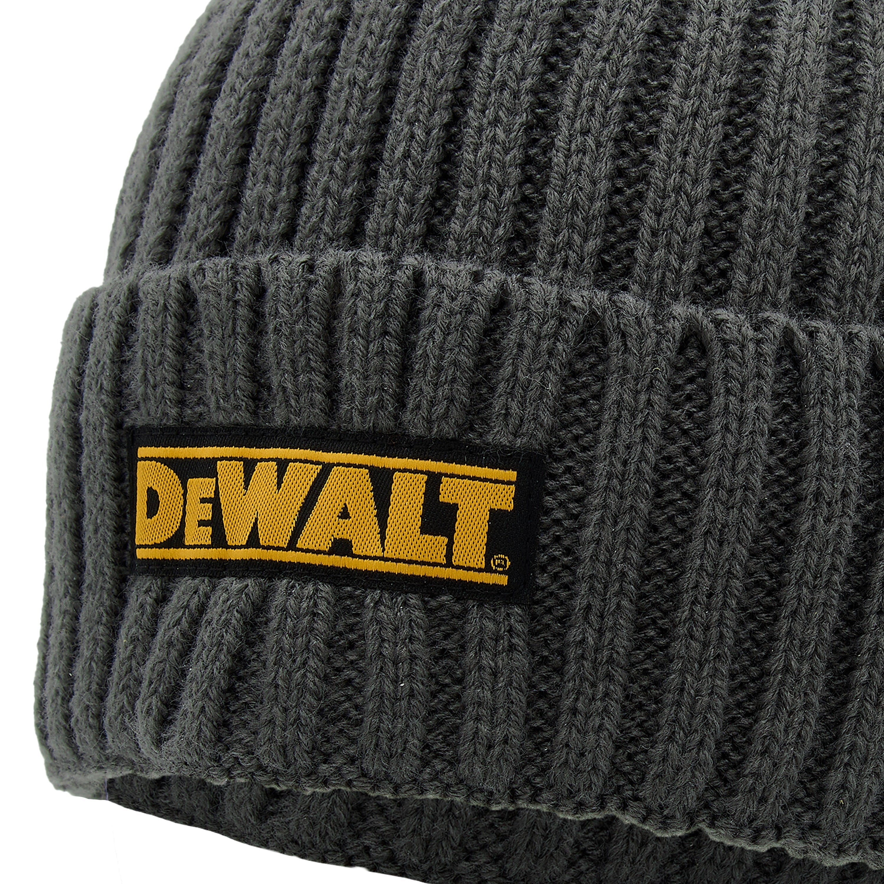 DeWalt Indianapolis Knitted Beanie Hat Green - - Customisable Workwear