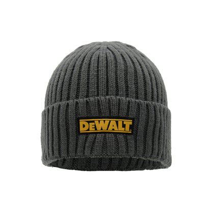 DeWalt Indianapolis Knitted Beanie Hat Green - Green One size - Customisable Workwear