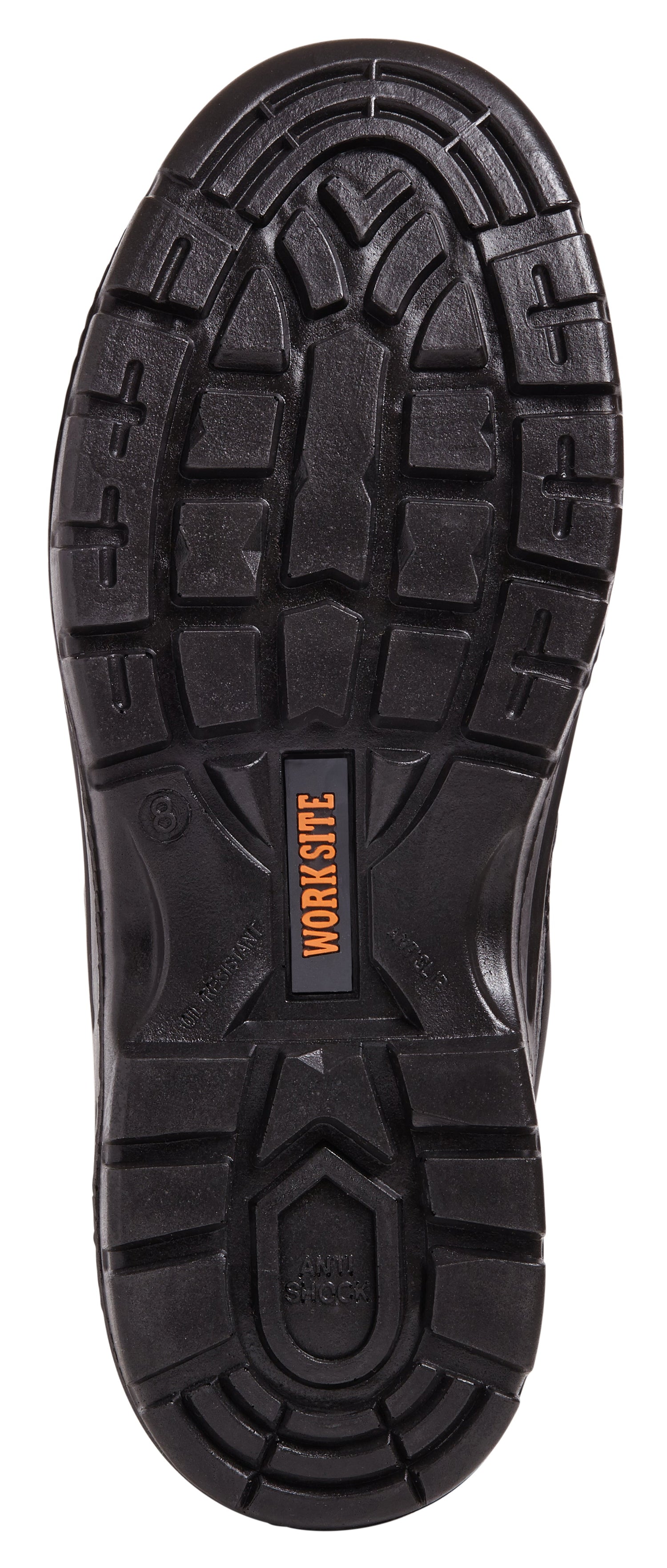 Work Site SS601SM Mid-Cut Safety Boot Black - - Customisable Footwear