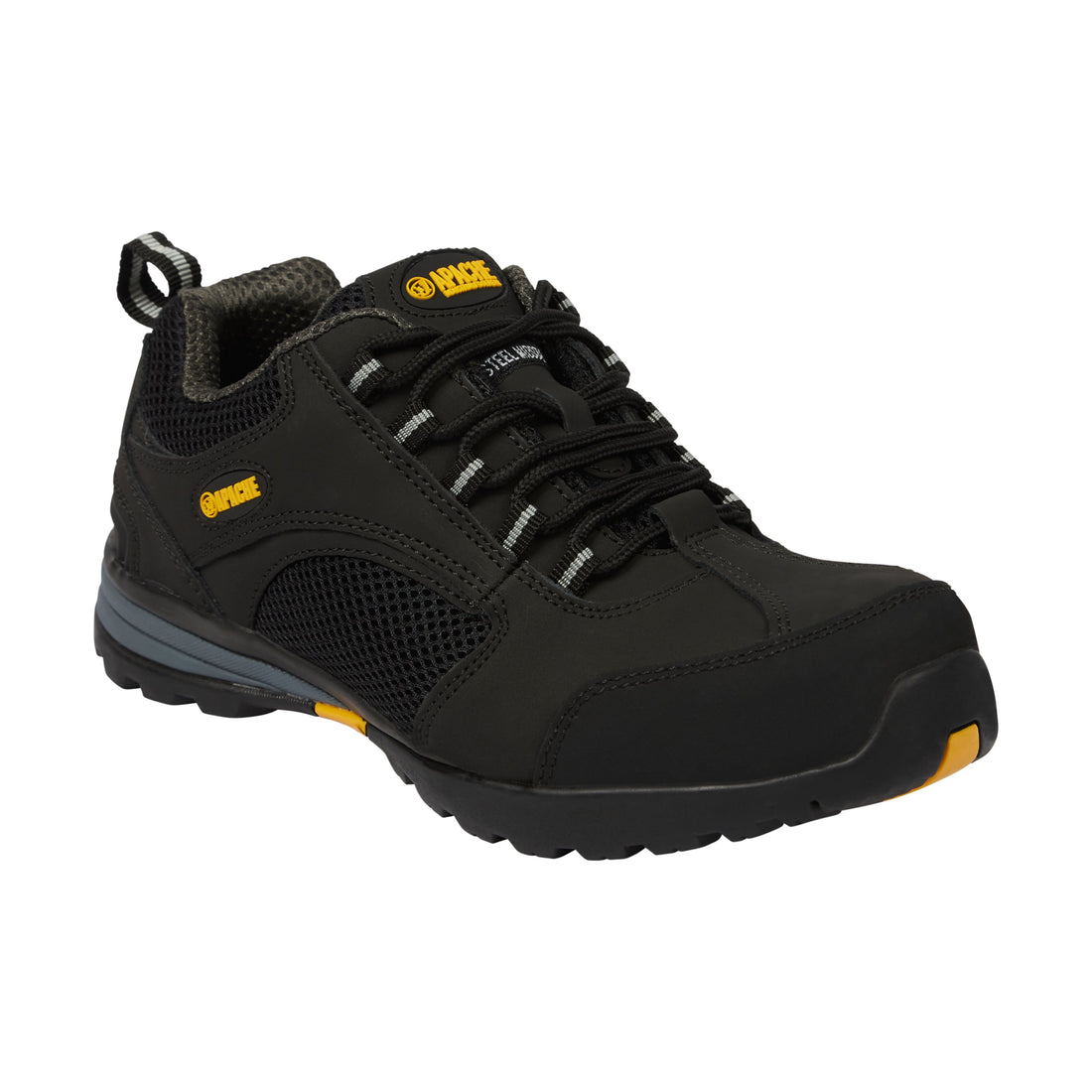 Apache AP318SM Safety Trainer Black - Black - Customisable Trainers