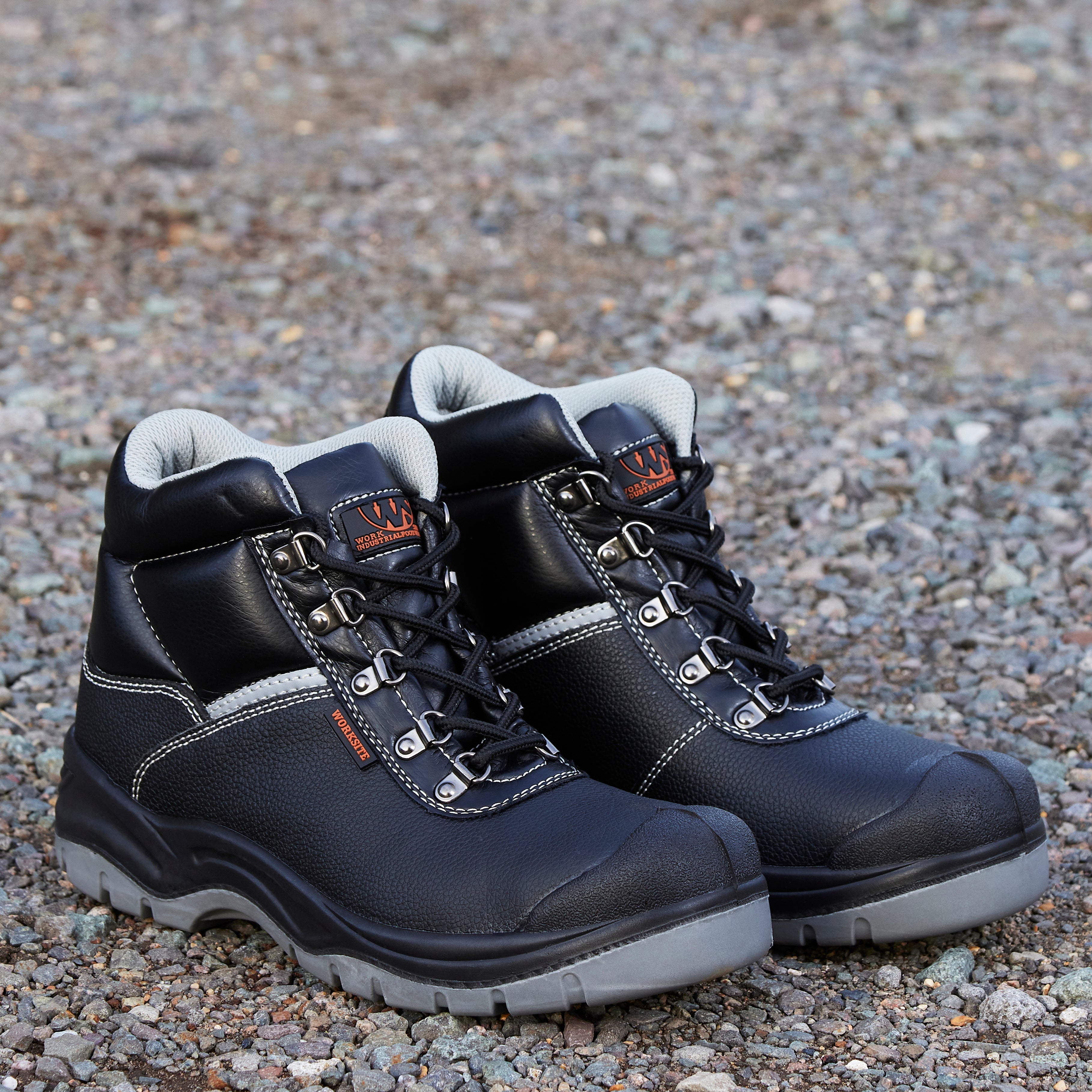 Work Site SS609SM Black All Terrain Safety Boot Honey - - Customisable Footwear