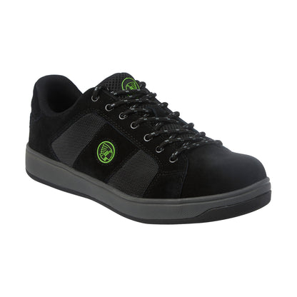 Apache KICK Suede Cup Sole Safety Trainer Black - Black - Customisable Safety Trainers
