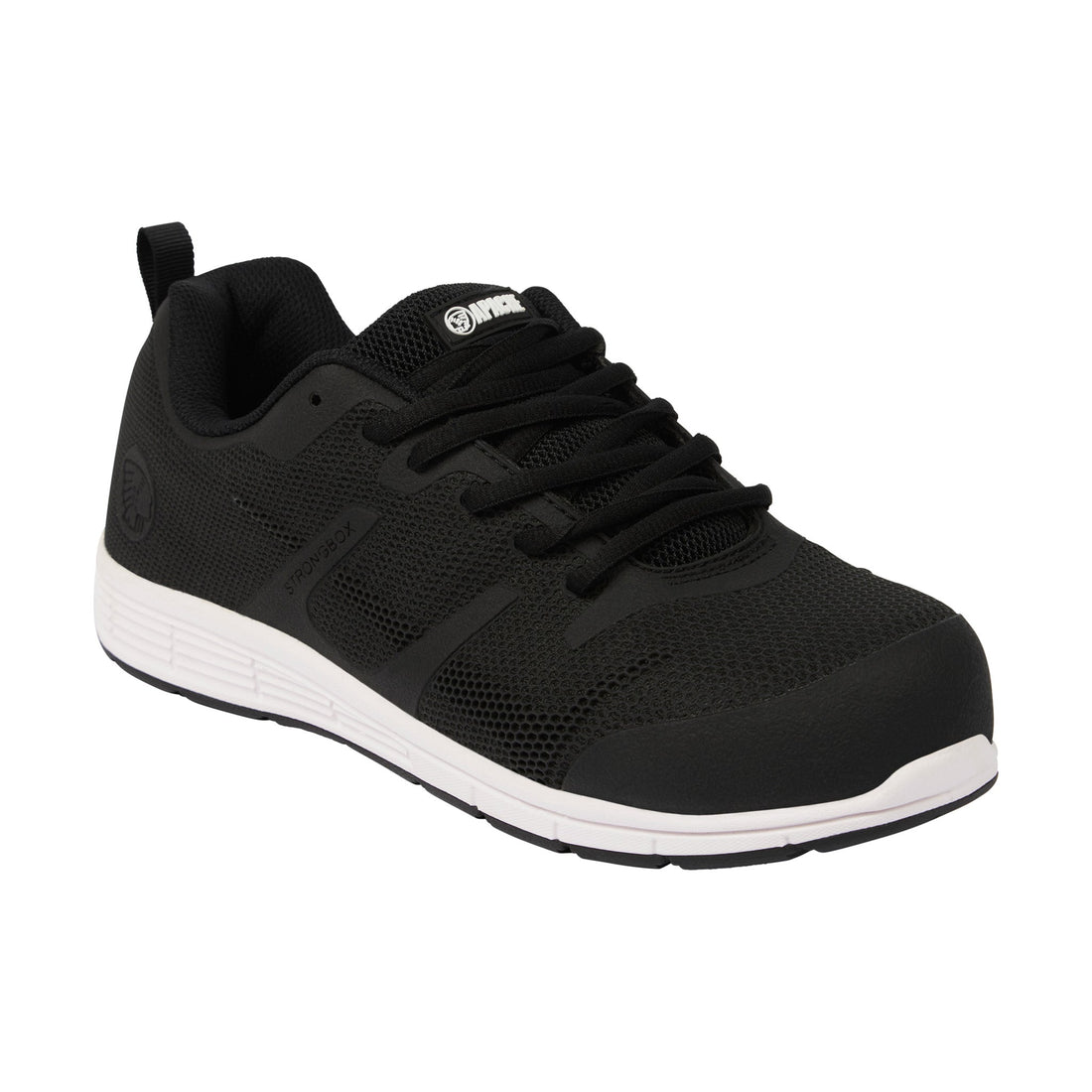 Apache Vault Lightweight Sports Trainer Black - Black - Customisable Safety Trainers