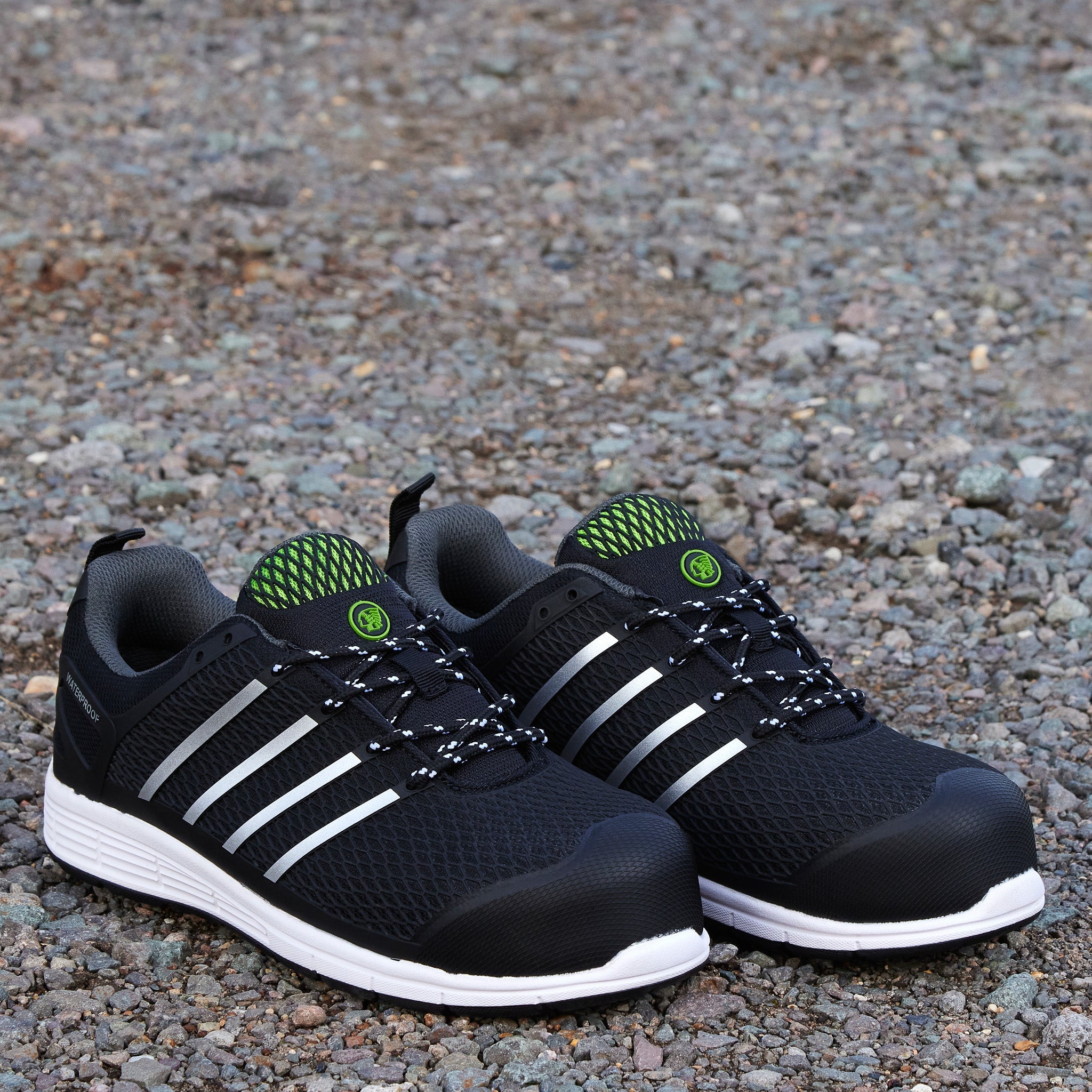 Apache Motion WR Waterproof Sports Trainer Black - - Customisable Trainers