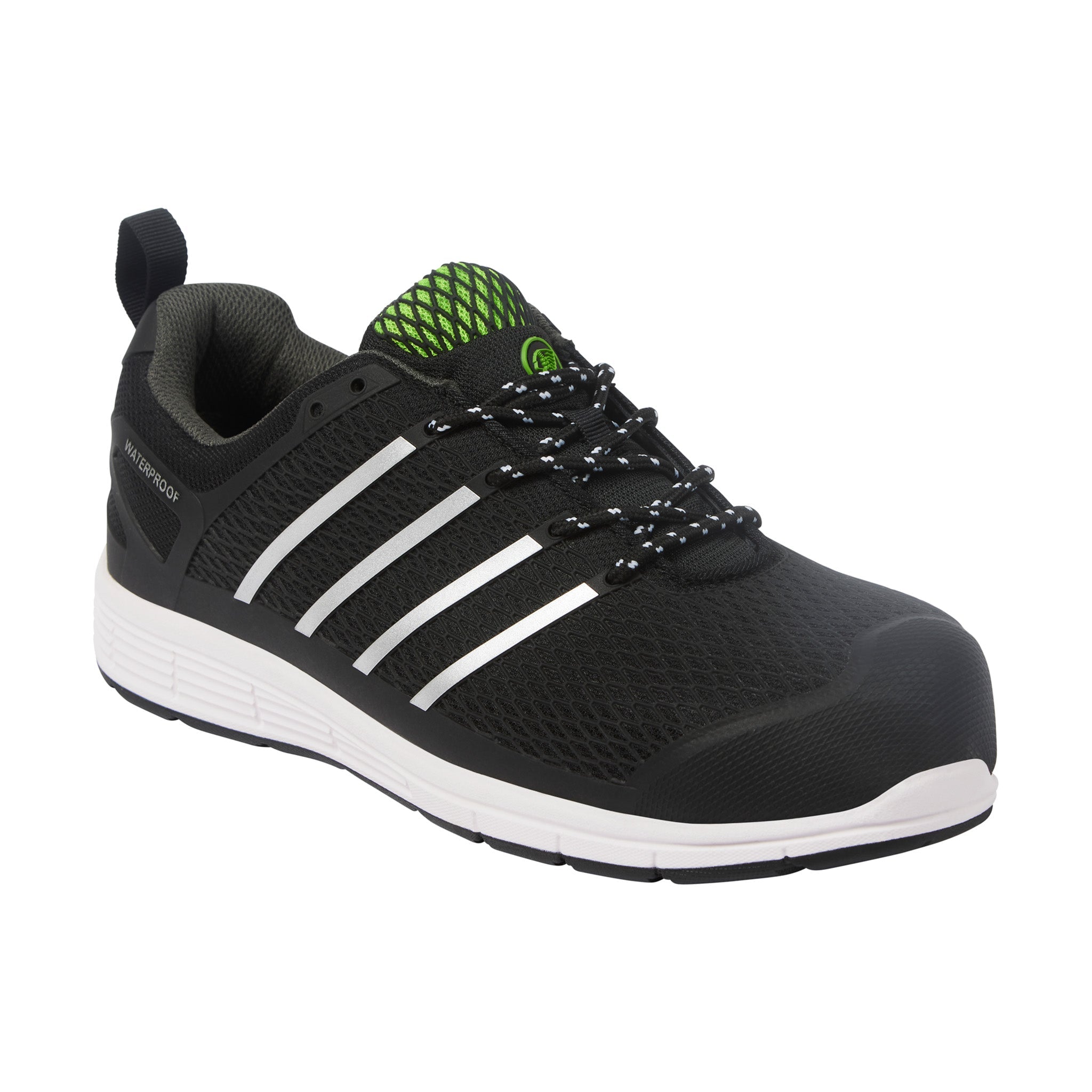 Apache Motion WR Waterproof Sports Trainer Black - Black - Customisable Trainers