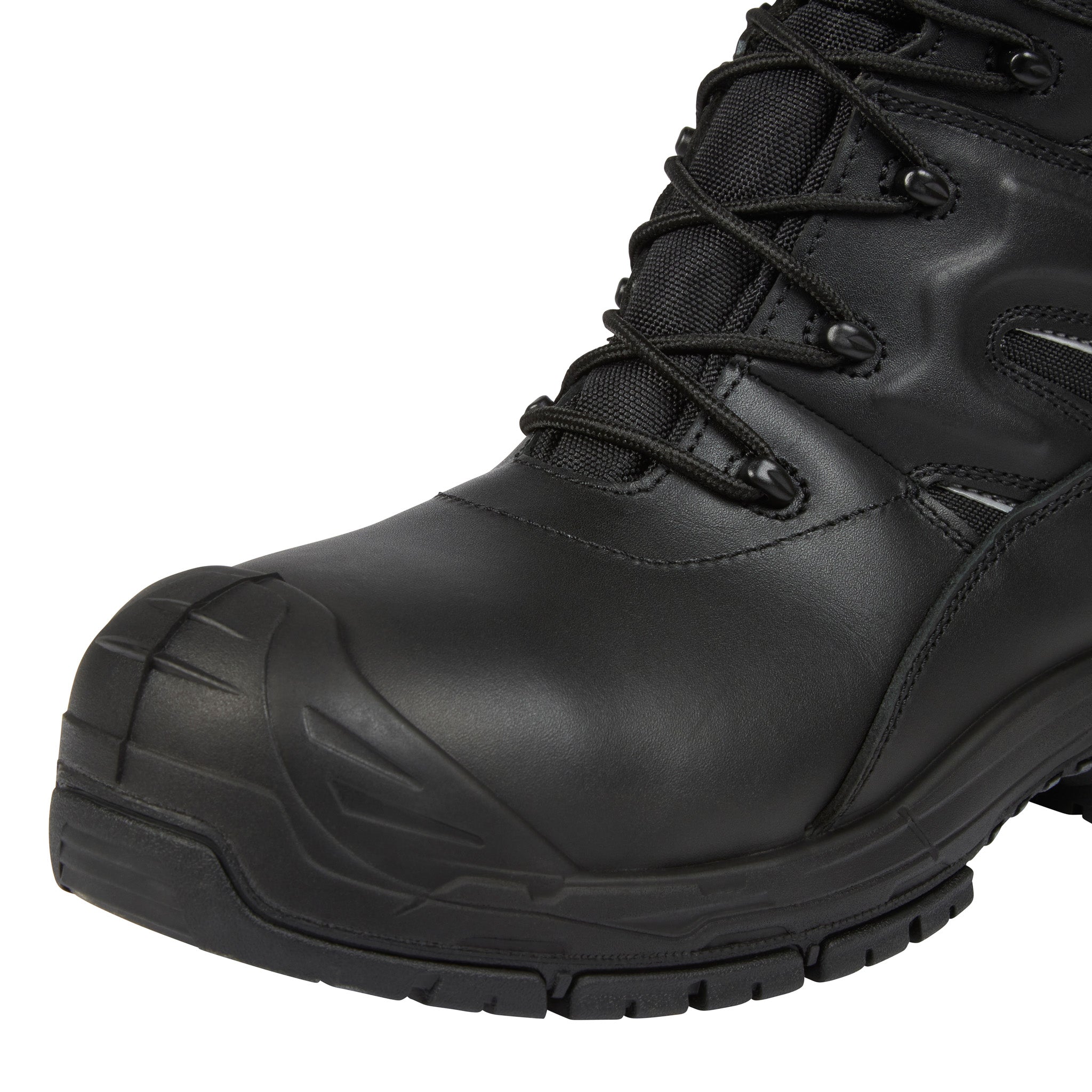 Apache COMBAT Non Metallic High Leg Safety Boot Black - - Customisable Boots
