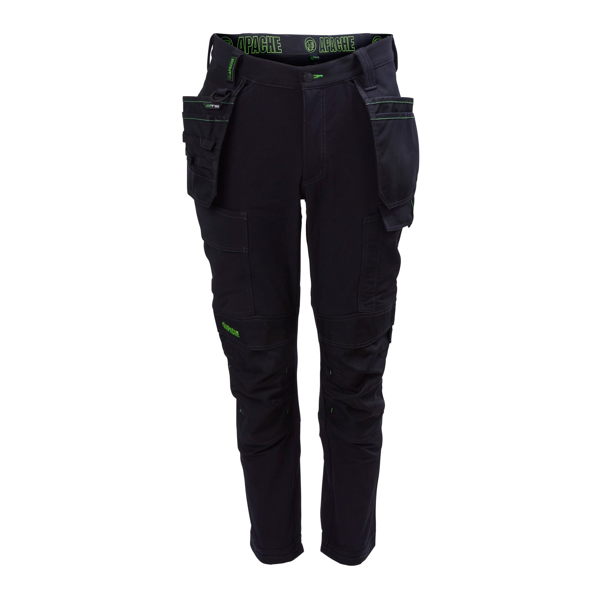 Apache Calgary 4 way stretch trouser Black - Black - Customisable Trousers