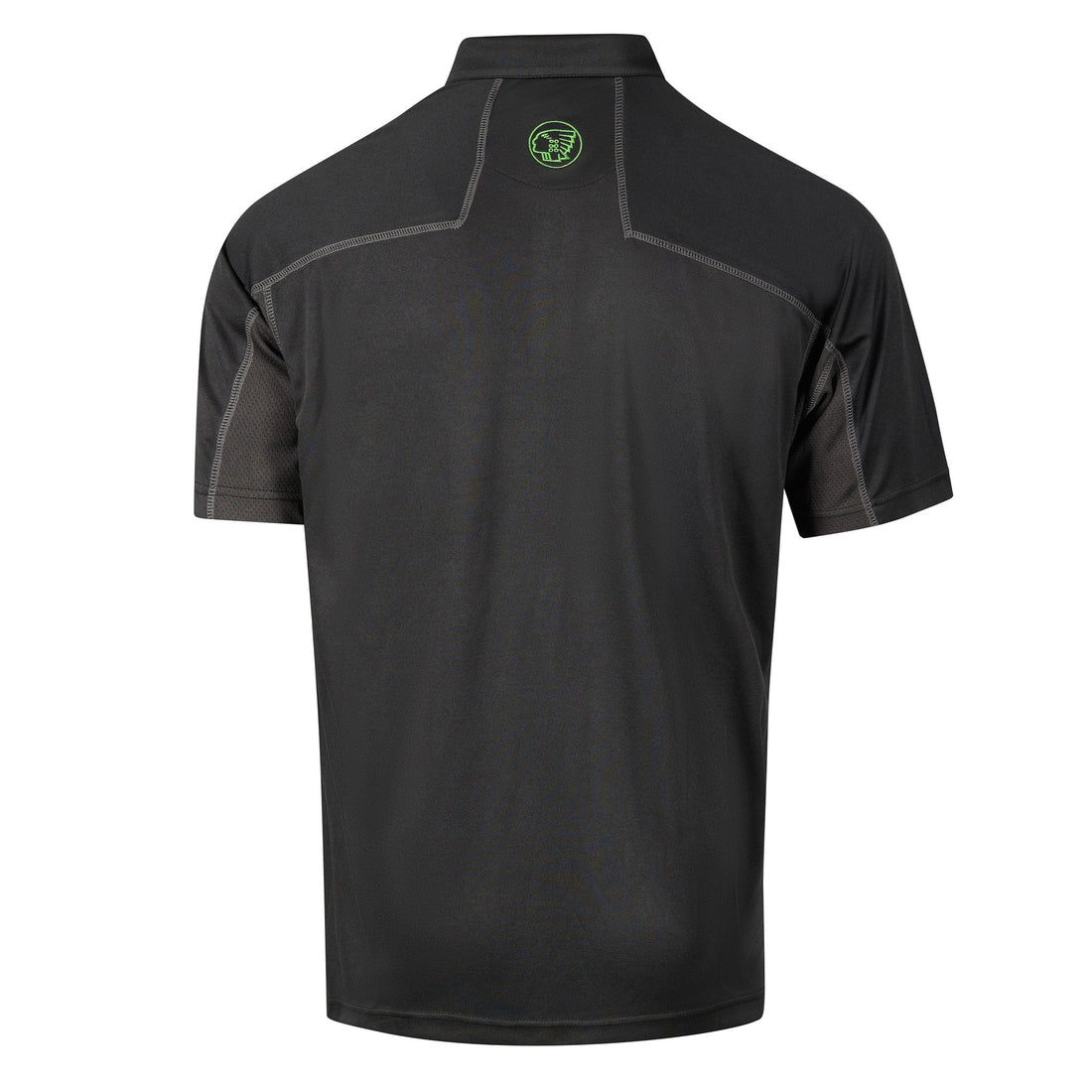 Apache Langley Polo Shirt Black/Grey - Black Grey - Customisable Bodywarmers