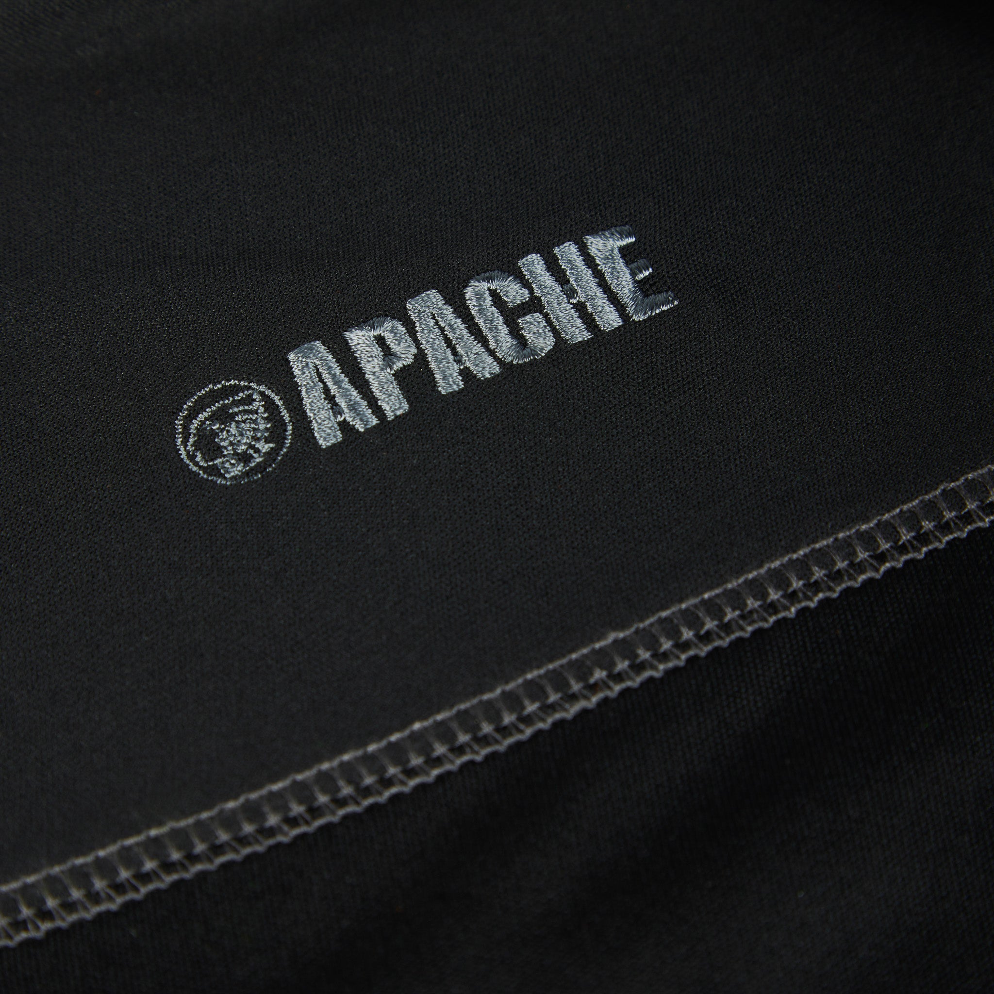 Apache Langley Polo Shirt Black/Grey - - Customisable Bodywarmers