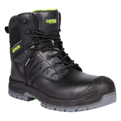 Apache Chilliwack Side Zip Waterproof Boot - GTS Outsole Black - Black - Customisable Boots
