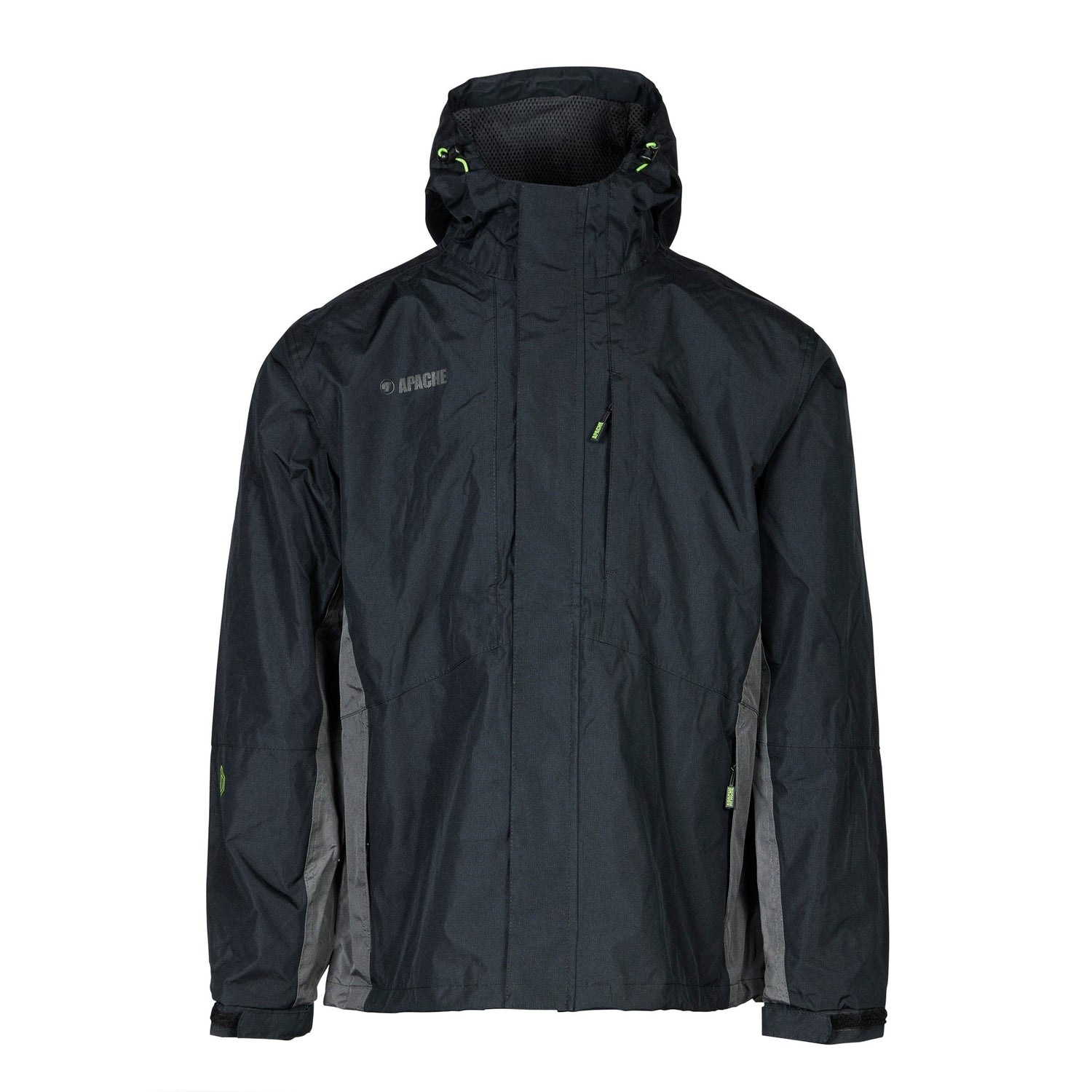 Apache Welland Waterproof Jacket Black/Charcoal - Black Charcoal - Customisable Workwear