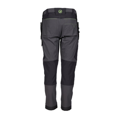 Apache Calgary Grey / Black 4 way stretch trouer Grey/Black - - Customisable Workwear