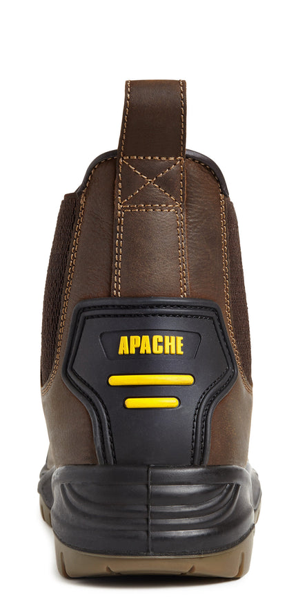Apache AP715SM Safety Dealer Boot – Brown - - Customisable Boots