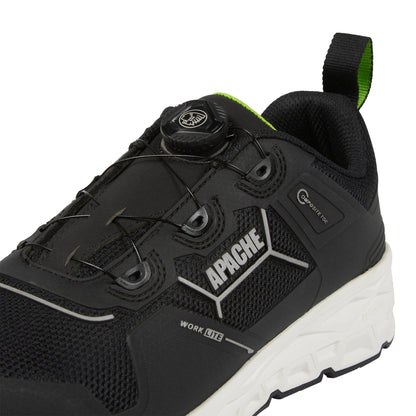 Apache Chatham Trainer with rebound EVA midsole Black - - Customisable Footwear