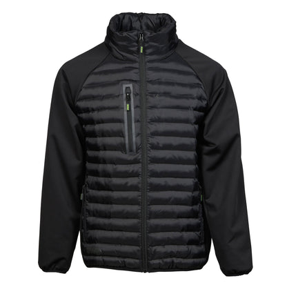 Apache Ashcroft Hybrid Jacket with Foldaway Hood Black - Black - Customisable Workwear