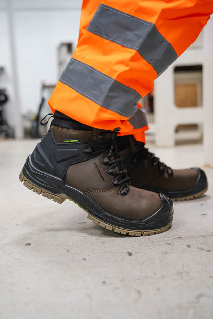 Apache - Mission 100% Non-Metallic Safety Boot with AN, HI, CI &amp; ESD - - Customisable Footwear