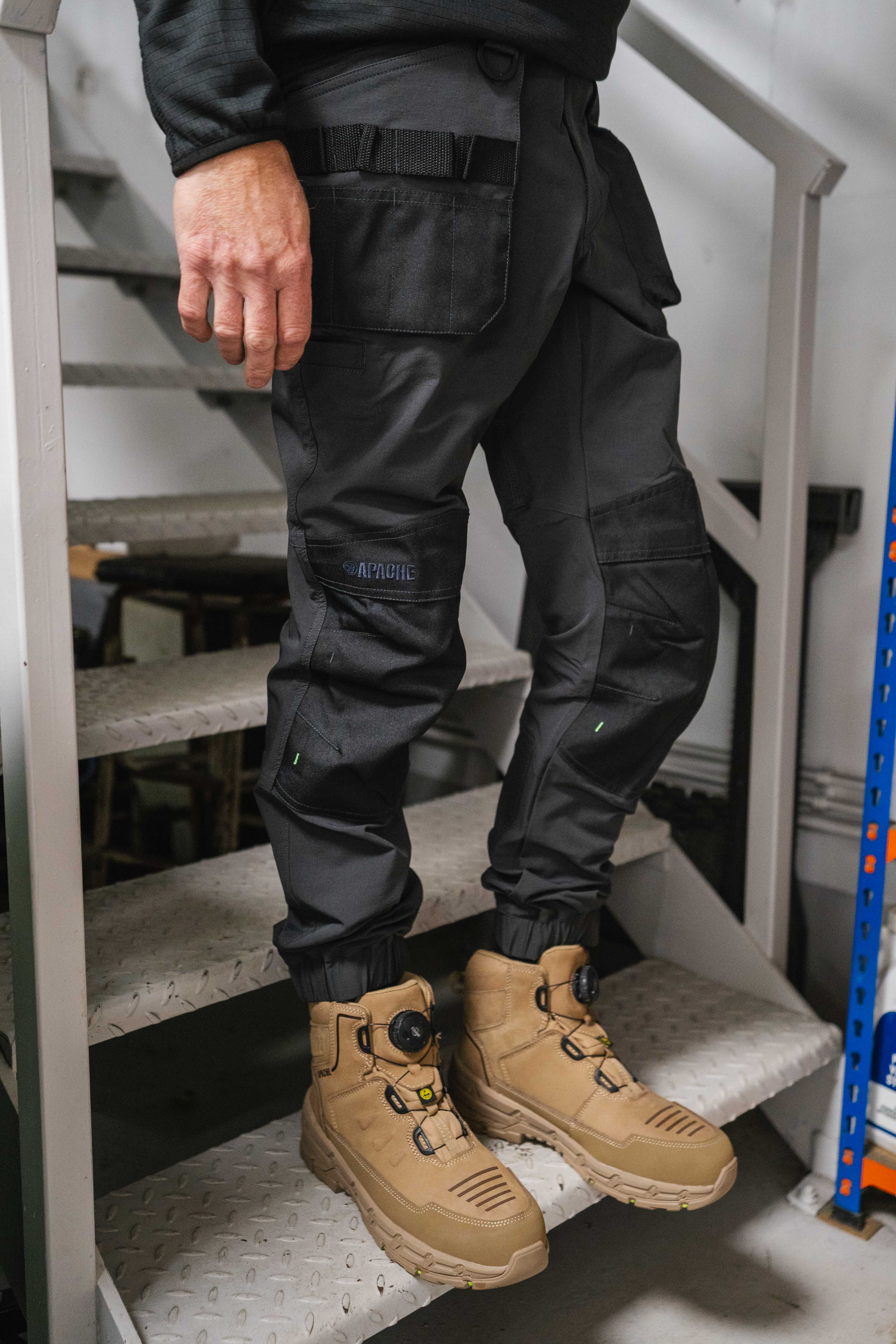 Apache - Stonehenge Stone FITGO Safety Boot with Rebound EVA midsole &amp; ESD - - Customisable Footwear