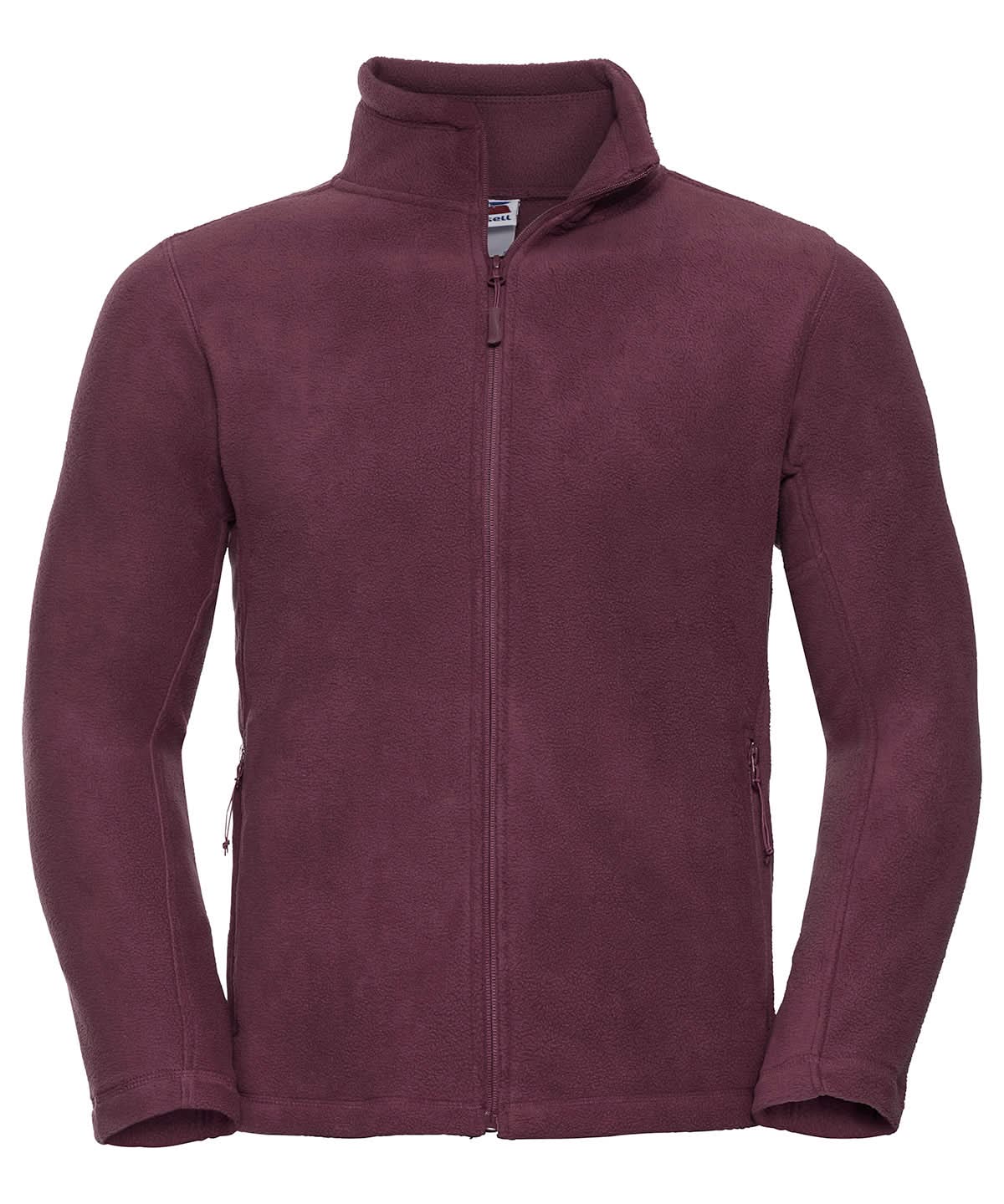 Full zip outdoor fleece - 8700M - Burgundy - Customisable Fleece