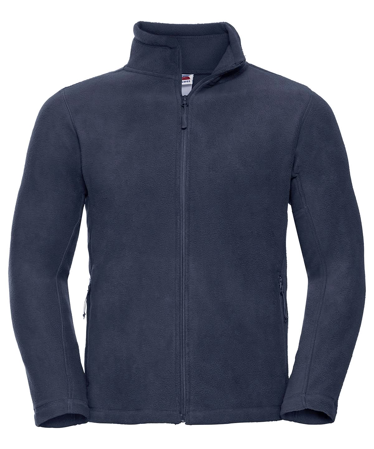 Full zip outdoor fleece - 8700M - French Navy - Customisable Fleece