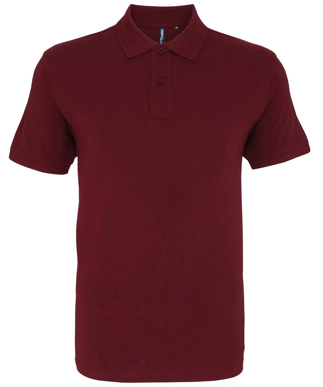 Asquith &amp; Fox Asquith Fox Mens Classic fit polo Burgundy AQ010 - Burgundy - Customisable Polos