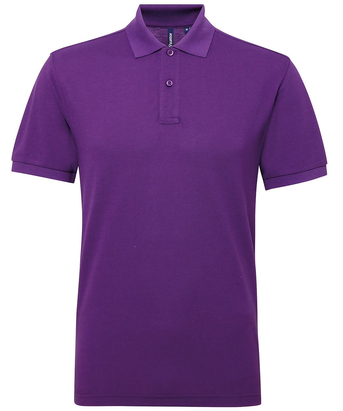 Asquith &amp; Fox Asquith Fox Mens polycotton blend polo Purple AQ015 - Purple - Customisable Polos