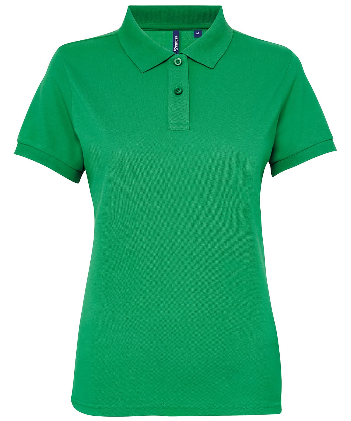 Asquith &amp; Fox Womens polycotton blend polo AQ025 - Kelly - Customisable Polos