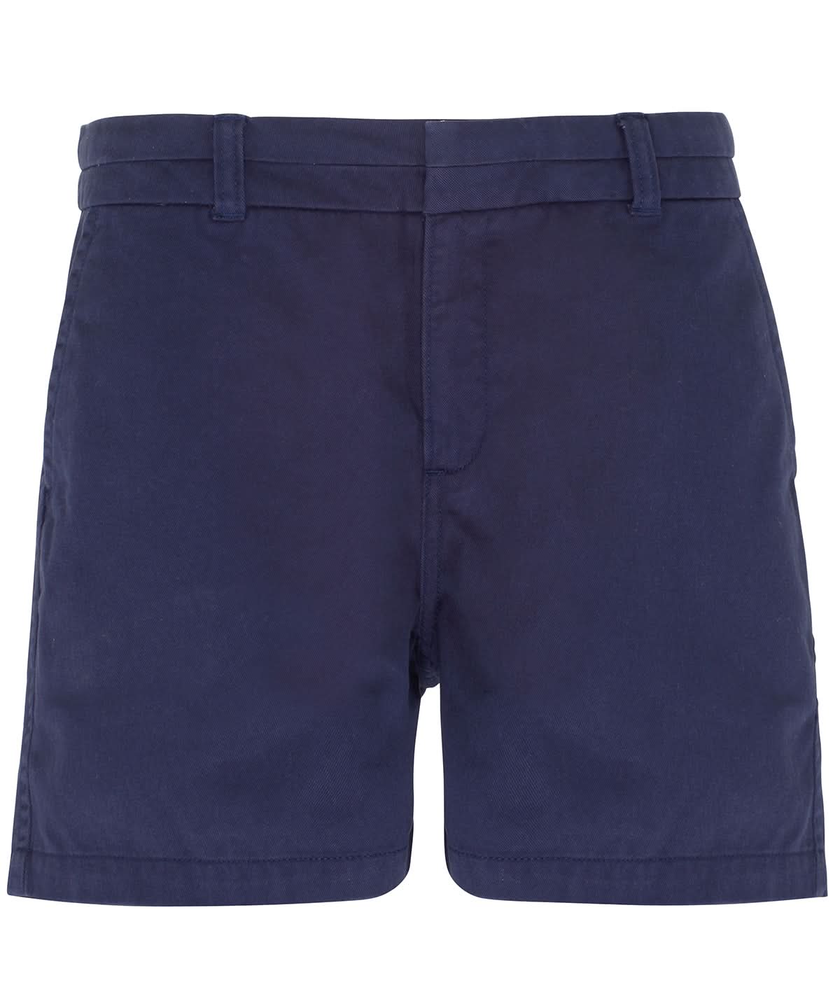 Asquith &amp; Fox Womens chino shorts AQ061 - Navy S - Customisable Shorts