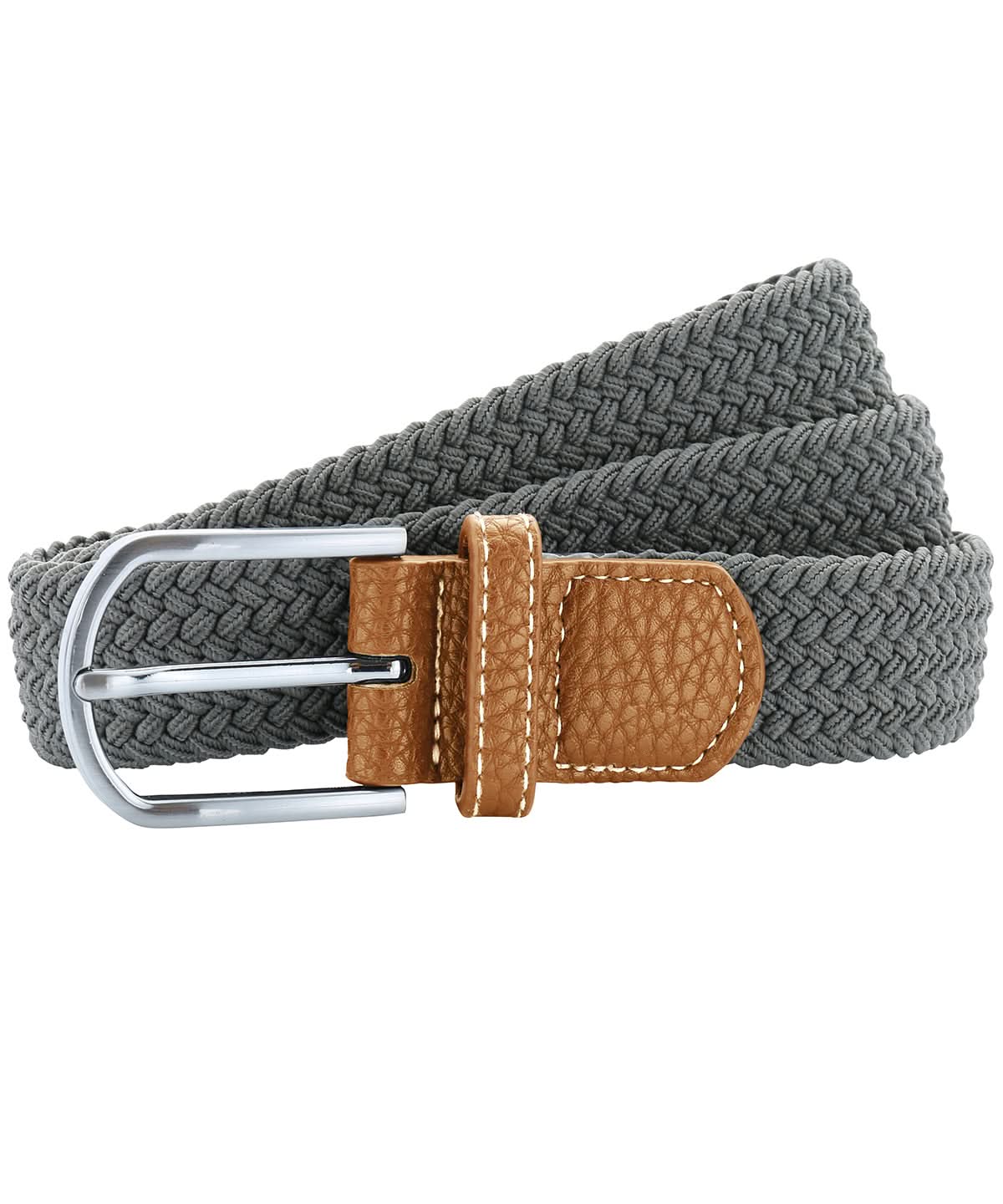 Asquith &amp; Fox Braid stretch belt AQ900 - Slate One size - Customisable Belts