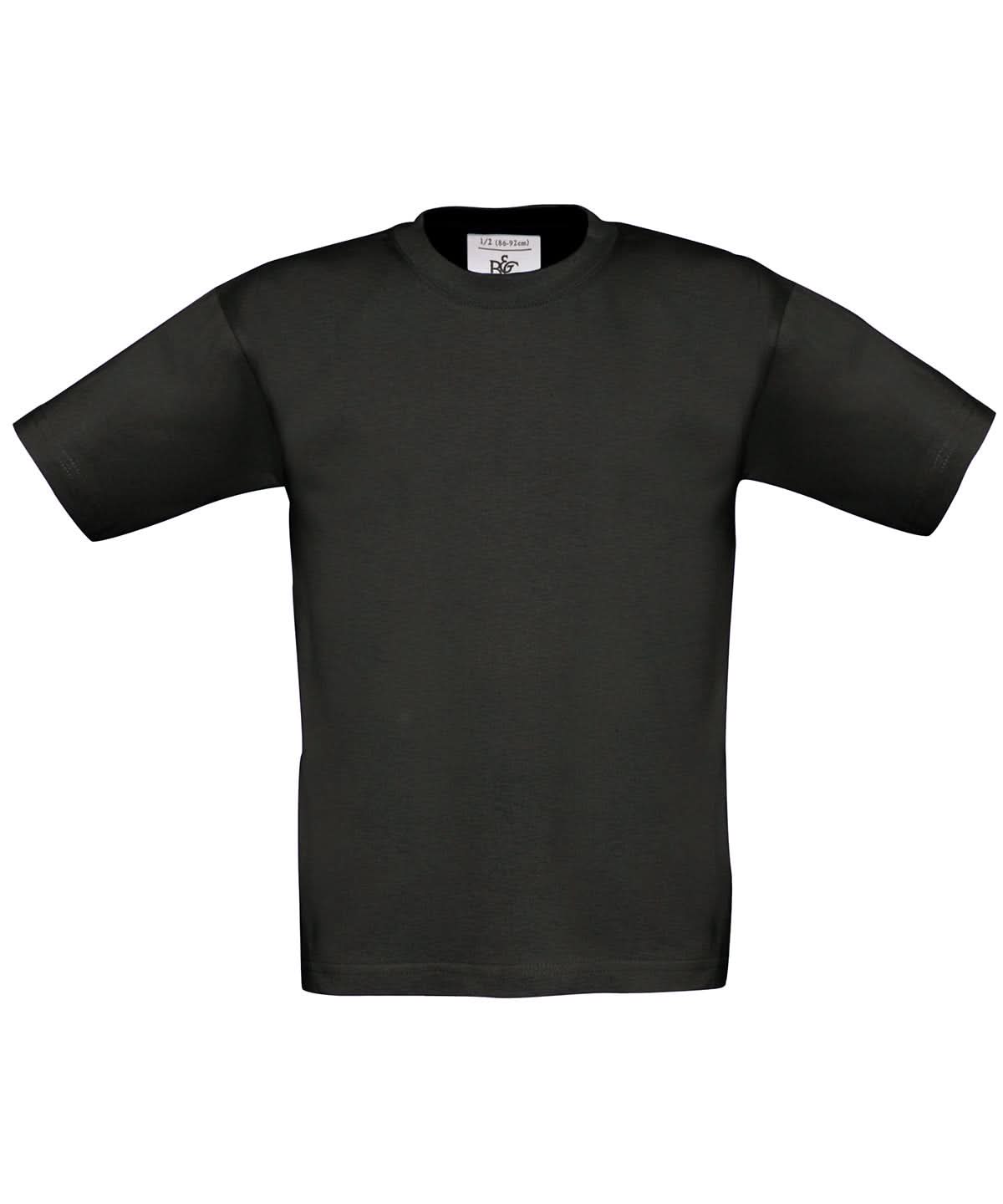 B&amp;C Collection Exact 150 kids Black B150B - Black - Customisable T-Shirt