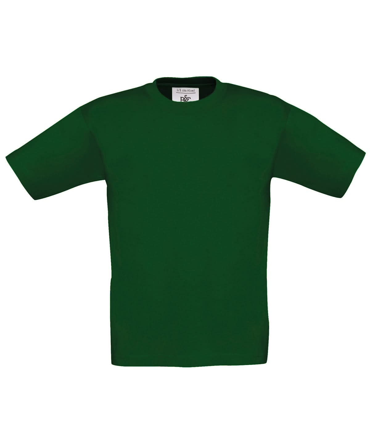 B&amp;C Collection Exact 150 kids Bottle Green B150B - Bottle Green - Customisable T-Shirt