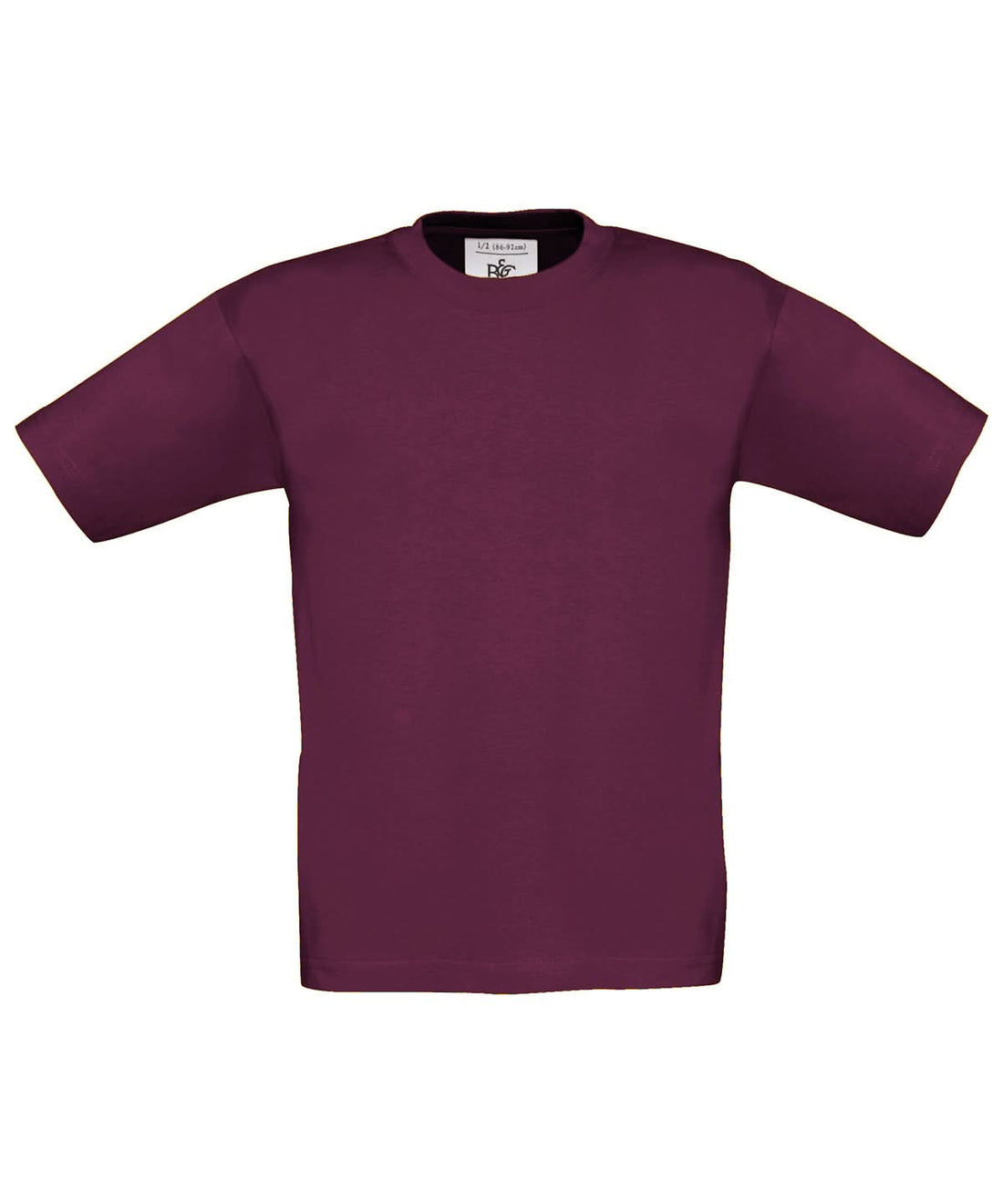 B&amp;C Collection Exact 150 kids Burgundy B150B - Burgundy - Customisable T-Shirt