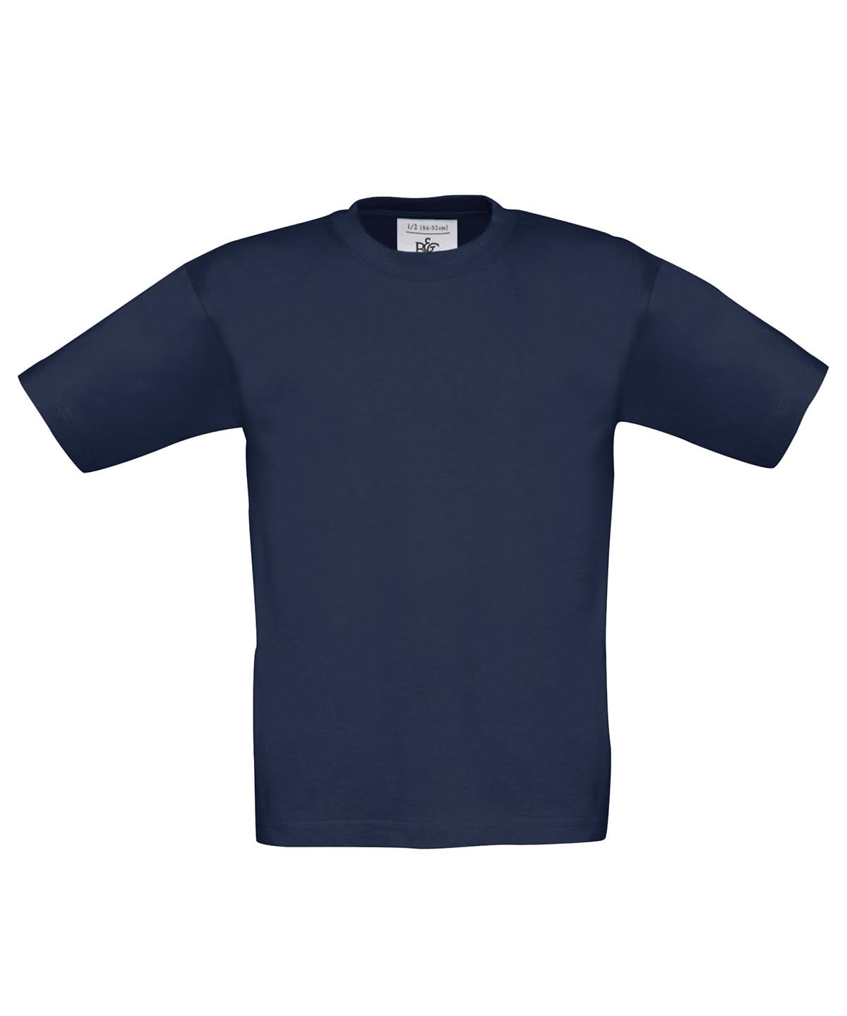 B&amp;C Collection Exact 190 kids B190B - Navy - Customisable T-Shirt