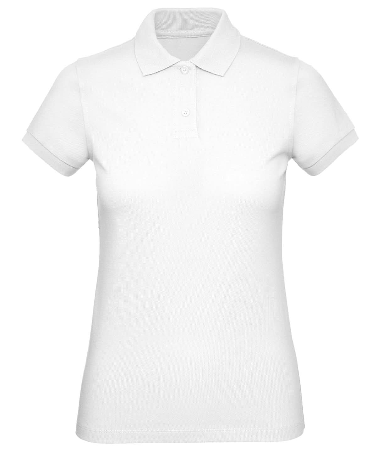 B&amp;C Collection Inspire Polo women White B260F - White - Customisable Polos